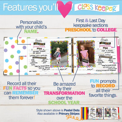 Class Keeper Memory Book