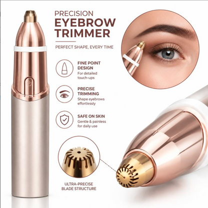 2-in-1 Facial & Eyebrow Hair Trimmer