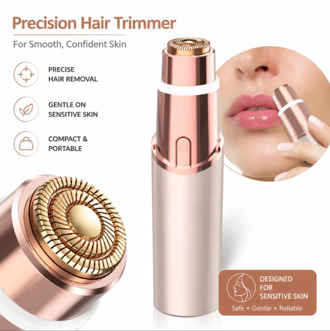 2-in-1 Facial & Eyebrow Hair Trimmer